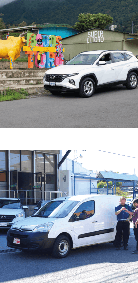 renting de suv y paneles de carga